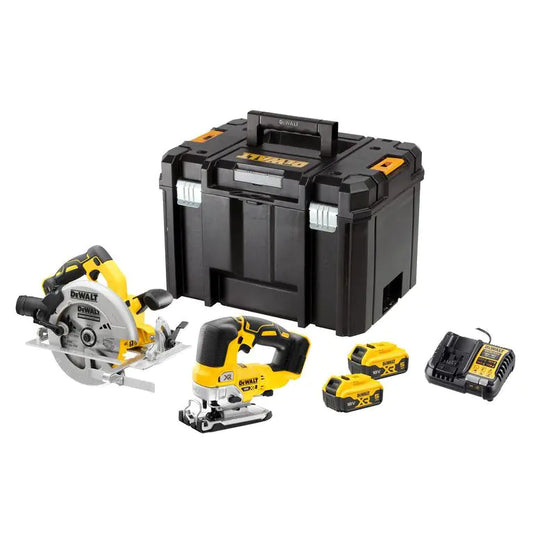 DeWalt DCK2012P2T-GB 18V XR Woodworking Saw Twin Kit