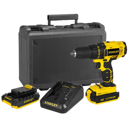 Stanley SCD20S2K 10.8V MAX* Drill Driver – 1.5Ah, 45Nm Torque, Compact & Powerful