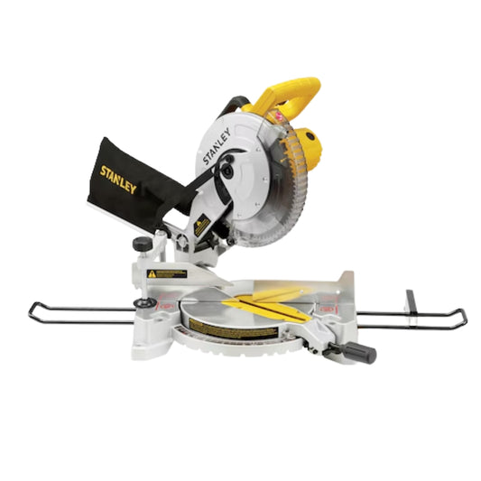 Stanley SM16 1650W 10-inch compound mitre saw with LED cut line and high-torque motor
