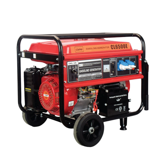 Clarke Gasoline Generator 5KW – Electric Start, 13HP Engine, 220V