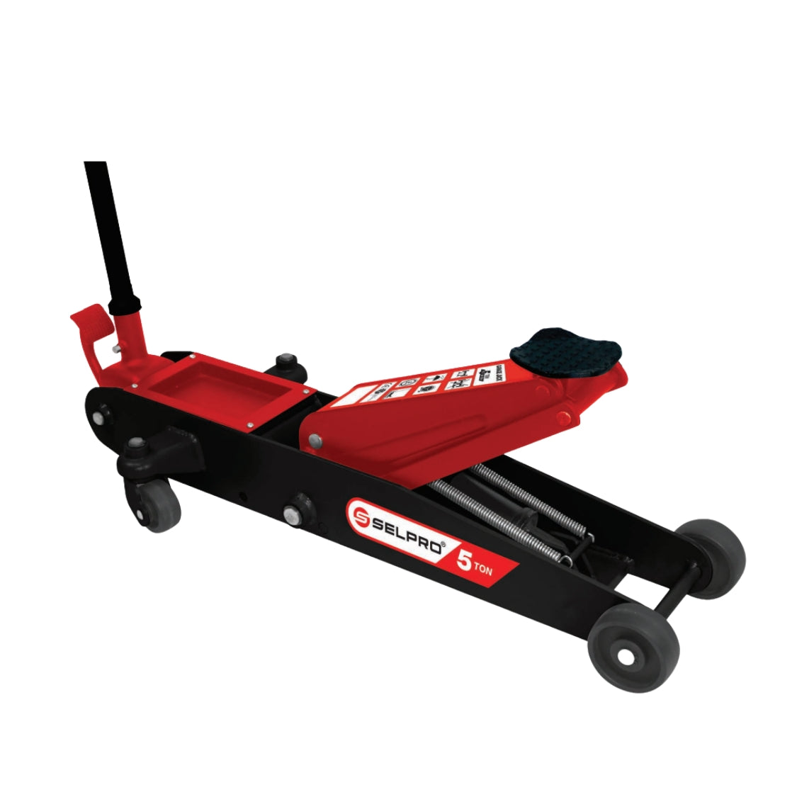 Selpro SL-77012 5 Ton Long Frame Garage Floor Jack – Heavy Duty Hydraulic