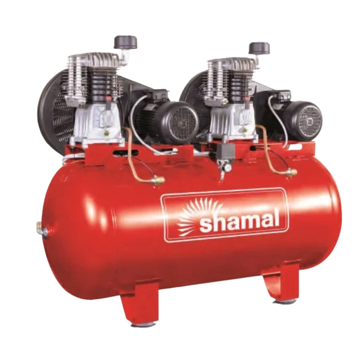 SHAMAL SB5/500TD5.5 Air Compressor 500L 11Bar 45.2CFM 5.5HP x2