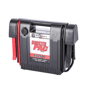 Booster Pac ES2500 power supply on a white background