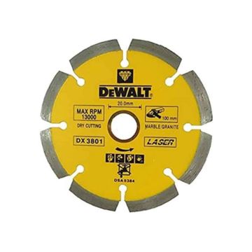 DeWalt diamond cutting blade on a white background