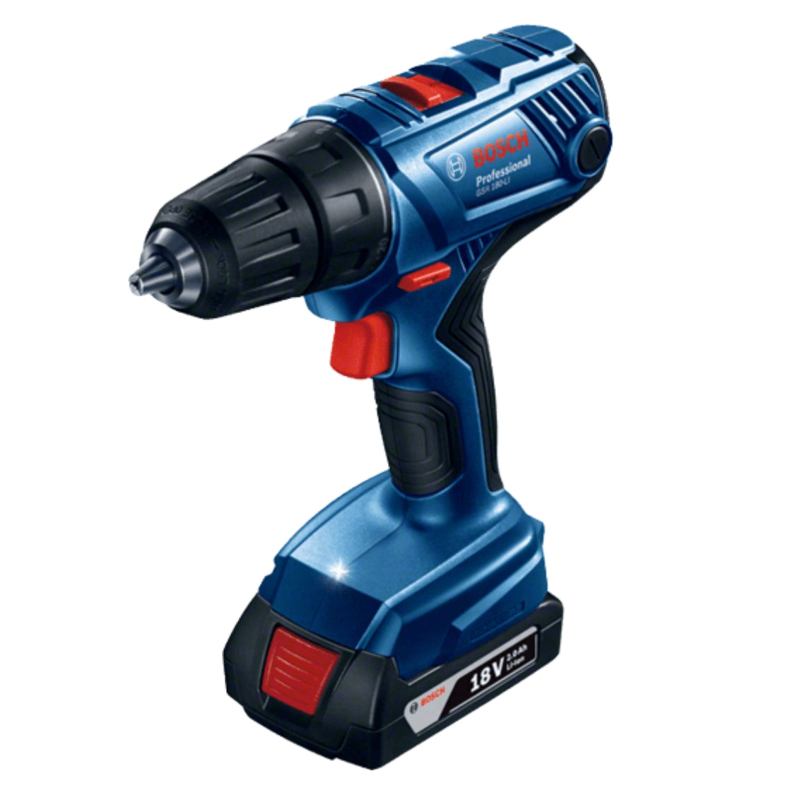 Bosch GSR 180-LI 18V Cordless Drill Driver with 2Ah Battery – Lightweight and Durable