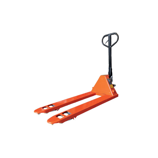 Clarke Hand Pallet Truck heavy-duty hydraulic lifter with 2500kg, 3000kg, and 5000kg load capacities for industrial and warehouse use