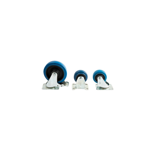 Heavy load blue caster wheel supplier in UAE Al Faiz Hardware