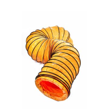 Flexible duct hose for portable blower fans — PVC-coated cloth ventilation duct, Al Faiz Hardware UAE