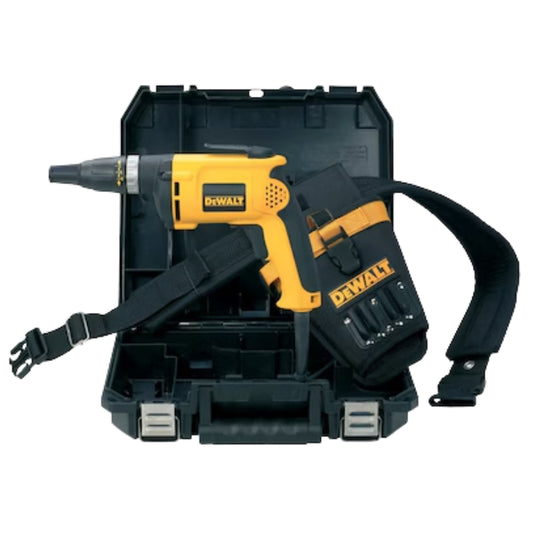 Dewalt DW274KN-QS 230V drywall screwdriver with Set & Forget nosepiece heavy-duty construction power tool UAE