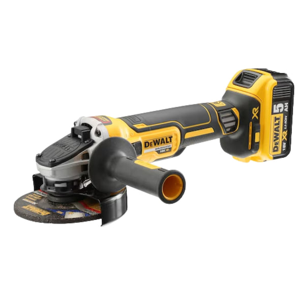 Dewalt DCG405P2-GB 18V XR brushless 125mm angle grinder with 2x 5Ah batteries kit cordless power tool UAE