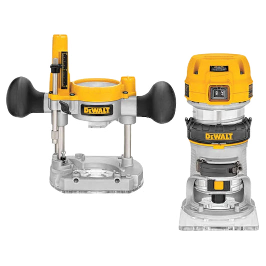 Dewalt D26204K-GB 900W 1/4 inch plunge and fixed base router heavy-duty woodworking power tool UAE