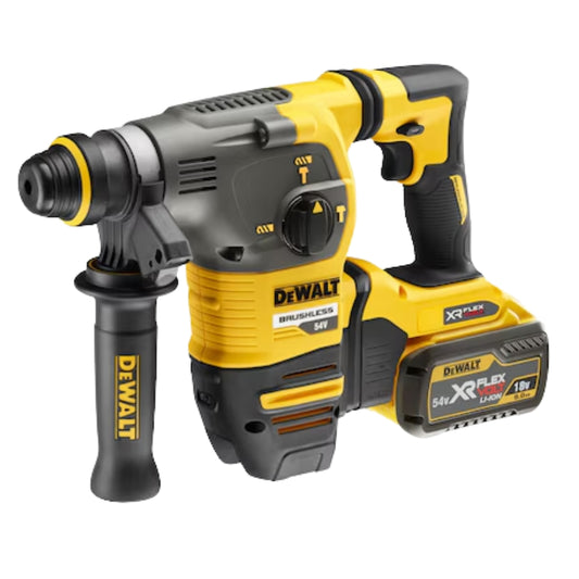 Dewalt DCH333X2-GB 54V XR SDS Plus rotary hammer drill with 2x 9Ah FLEXVOLT batteries heavy-duty concrete drilling power tool UAE