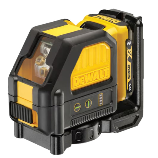 Dewalt DCE088D1G-GB 12V XR green cross line laser with 1x 2Ah battery for construction and alignment UAE