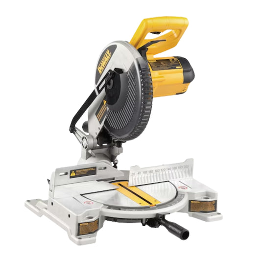 Dewalt DW714-B5 10-inch 254mm compound mitre saw with cam lock for precision cutting
