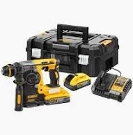 DeWalt DCH273P2-GB 18V XR Brushless SDS-Plus L-Shape Rotary Hammer 24mm 2.1J with 2x5Ah Batteries TSTAK Case — Al Faiz Hardware UAE