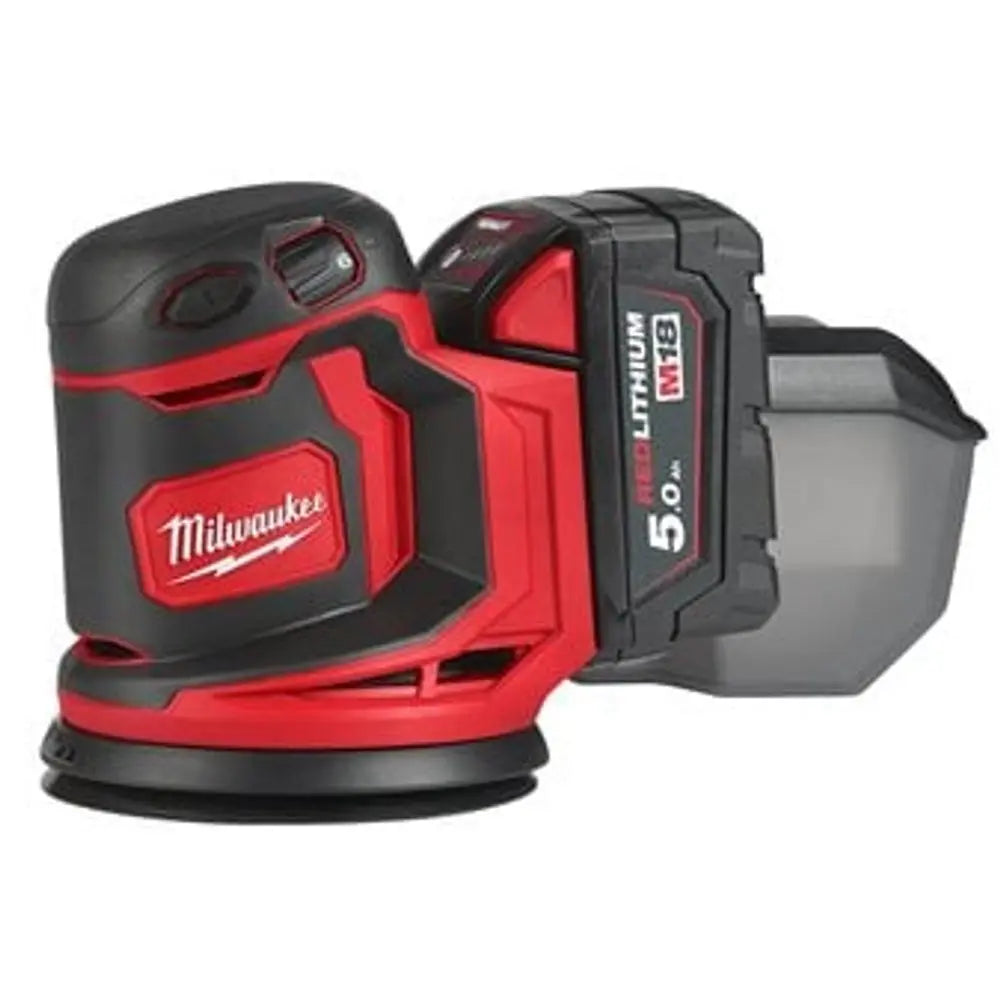 Milwaukee M18BOS125-0 M18 18V 125mm cordless random orbital sander 12000 OPM 2.4mm orbit bare tool UAE