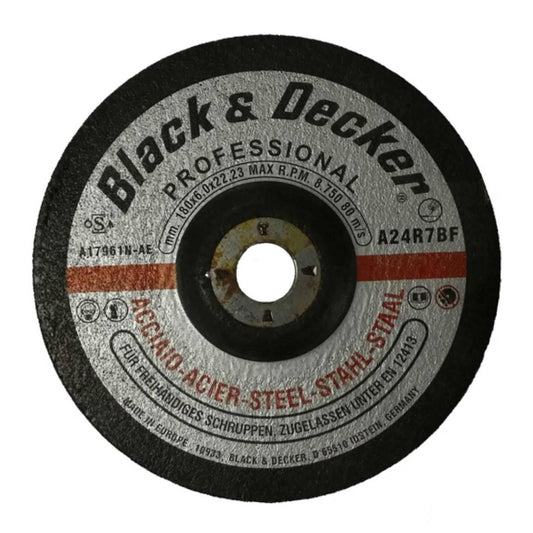 BLACK+DECKER AS17961N-AE 180mm 7 inch stainless steel grinding disc