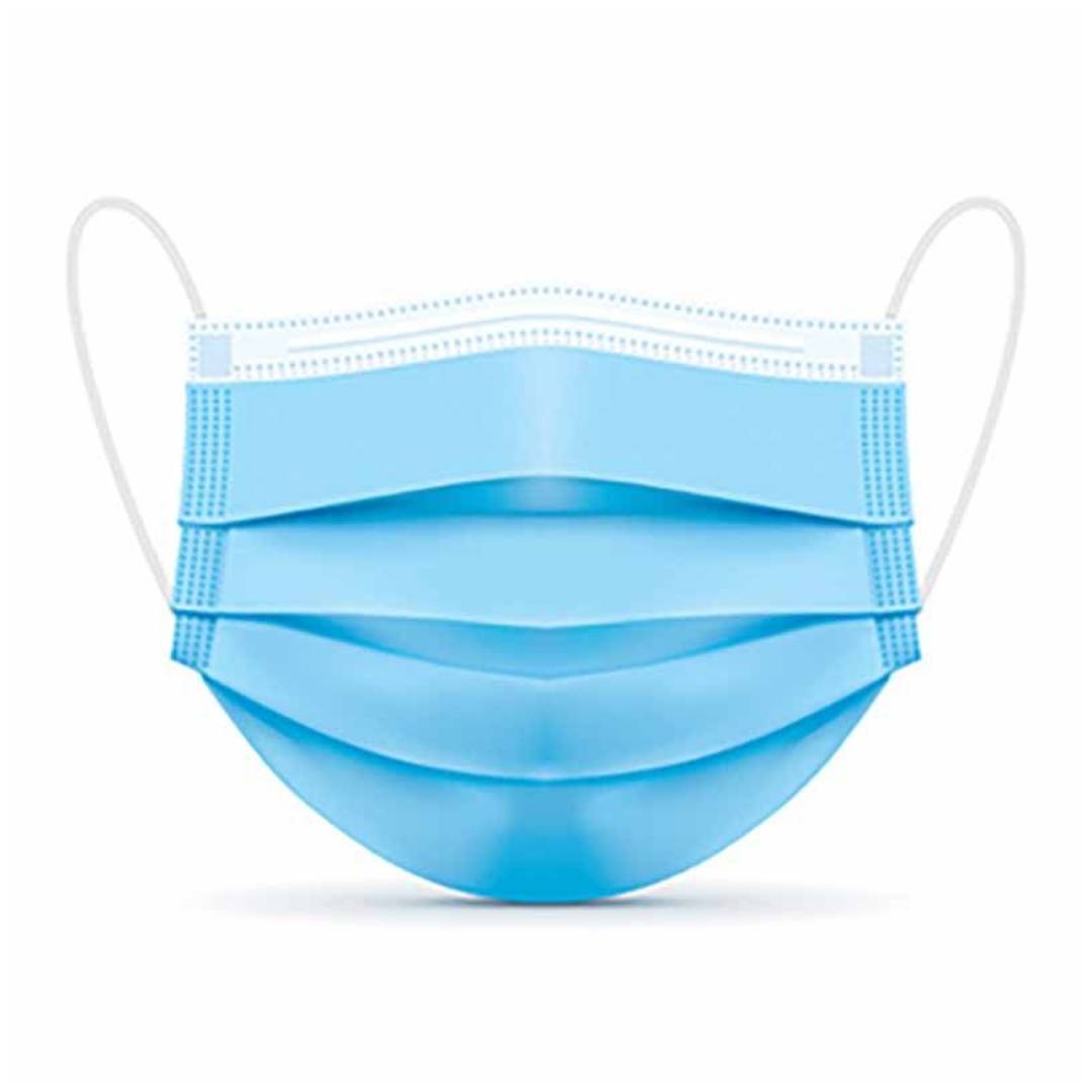 FFP1 Disposable Dust Mask Without Valve EN 149 Certified 3-Layer Non-Woven Particulate Respirator Adjustable Nose Clip — Al Faiz Hardware UAE